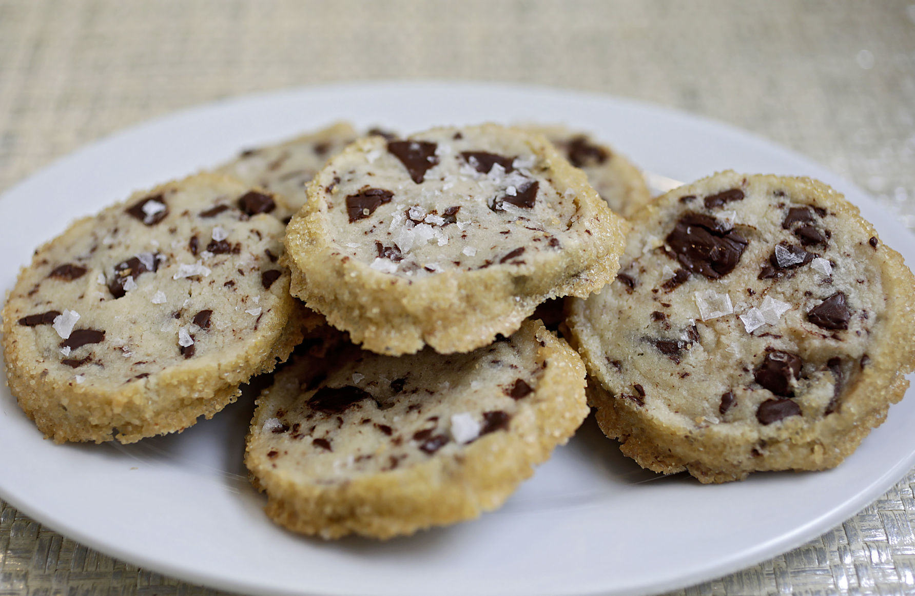 Salted Butter and Chocolate Chunk Shortbread